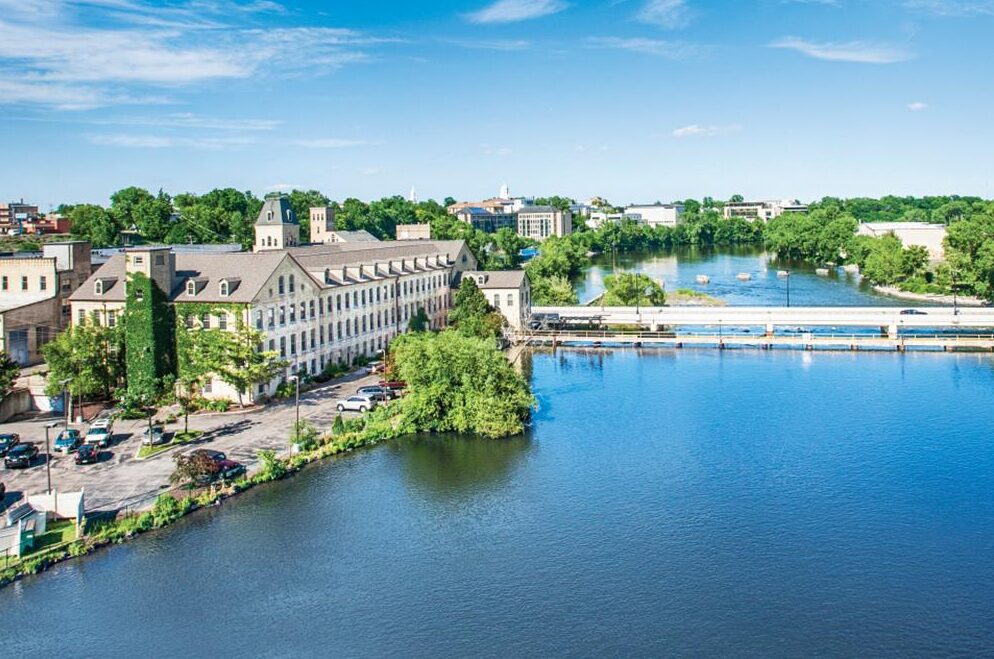 Appleton waterfront and Fox River